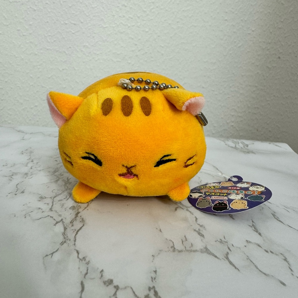 Cat keychain plushie